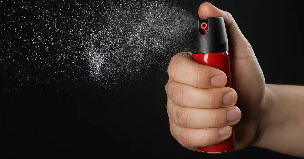 Pepperspray is in België en Nederland een verboden wapen (Shutterstock)