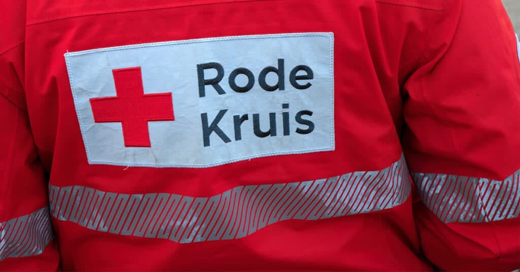 Vrijwilliger van het Rode Kruis (Shutterstock)