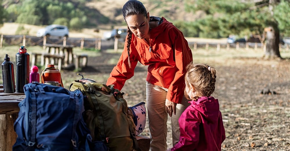 Gezin voorbereid noodgevallen (Shutterstock)