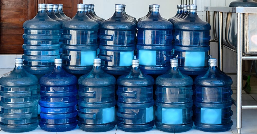 Hoeveel drinkwater heb je nodig voor een week? Foto: Shutterstock
