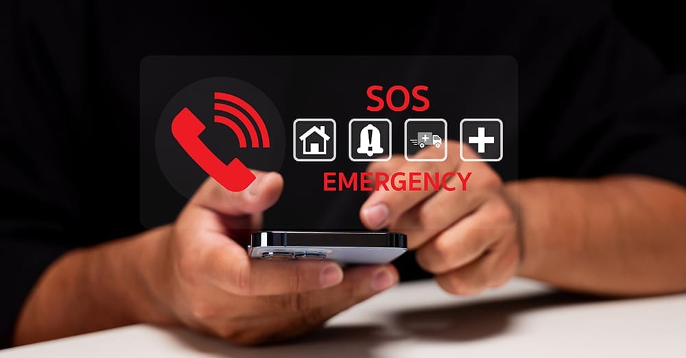 Noodcontacten zet je best in een lijst (Shutterstock)