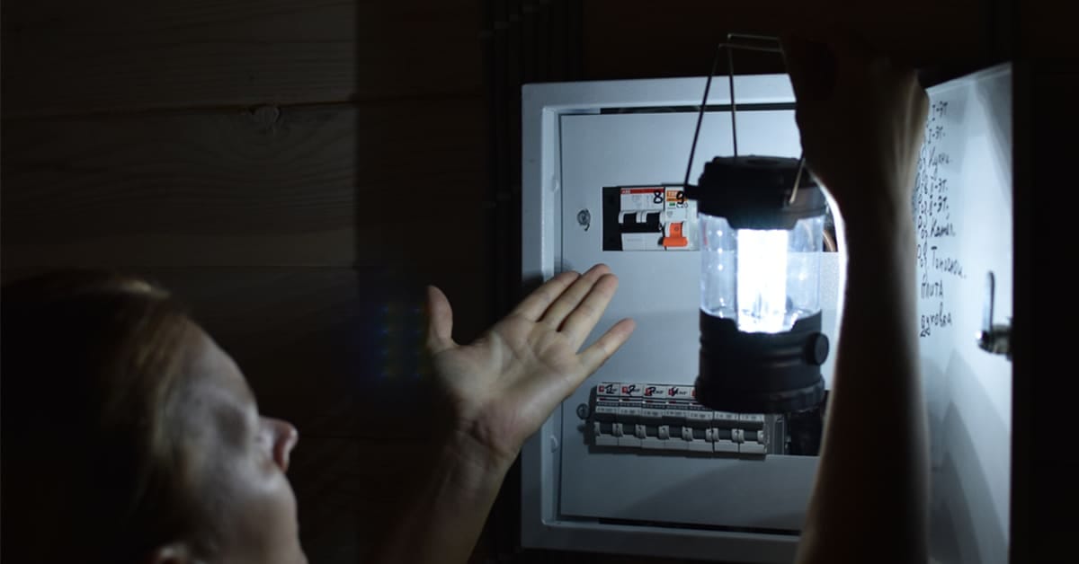 Voorzie licht tijdens een stroompanne (Shutterstock)