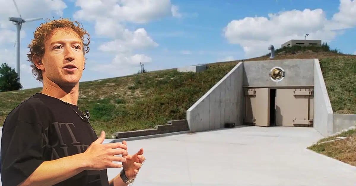 Zuckerberg en andere techmiljardairs investeren in een doomsday bunker (Shutterstock)