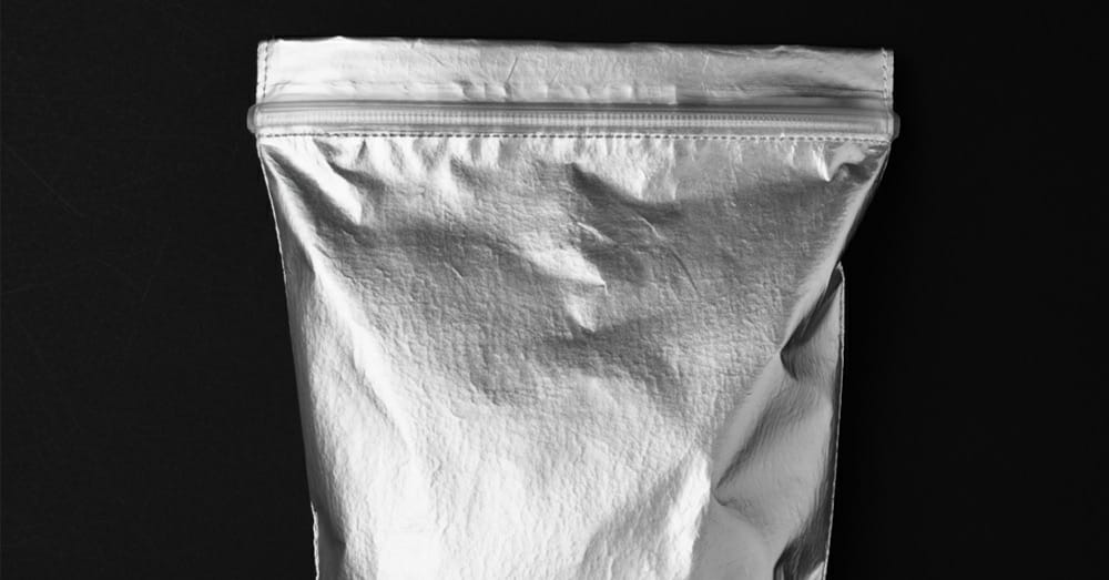 Mylar zakken (foto Shutterstock)