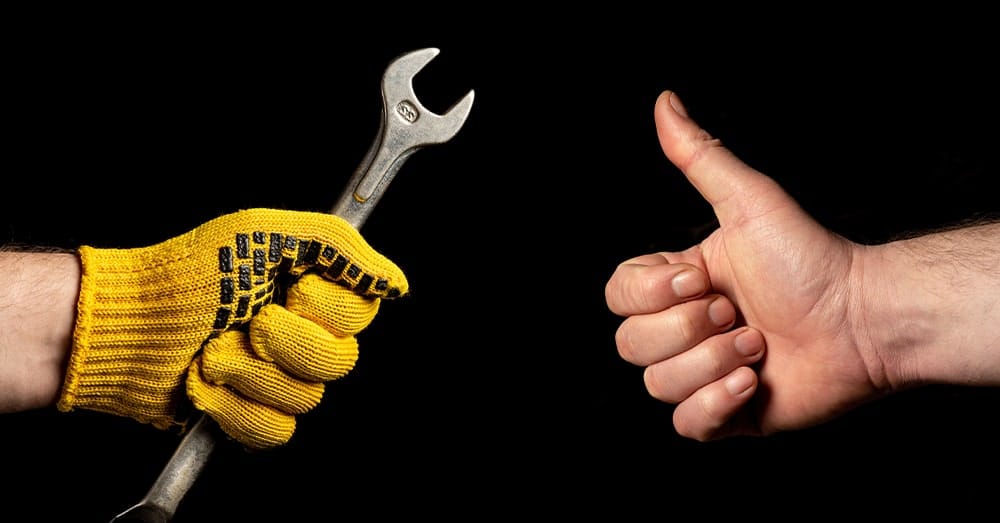 Leer iets te herstellen herstelling (Shutterstock)