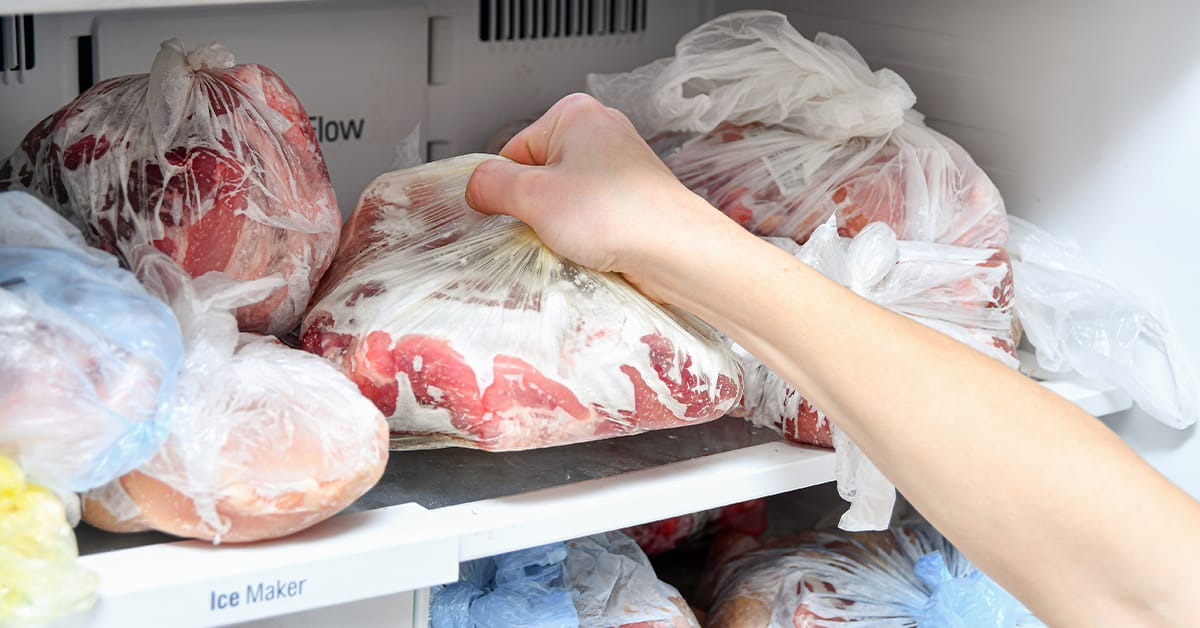 Bevroren voeding als deel van je voorraad (Shutterstock)