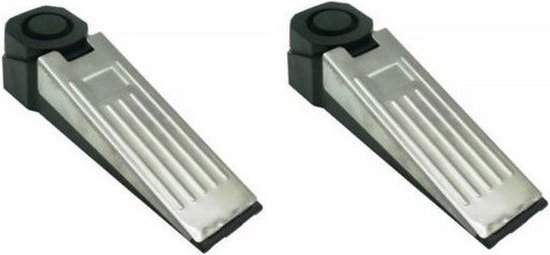 Benson Anti-inbraak deurwig met 100 dB-alarm, 2 stuks