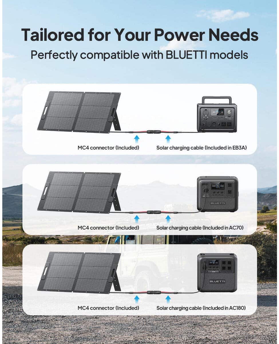 Bluetti PV100 opvouwbaar zonnepaneel (100 W)