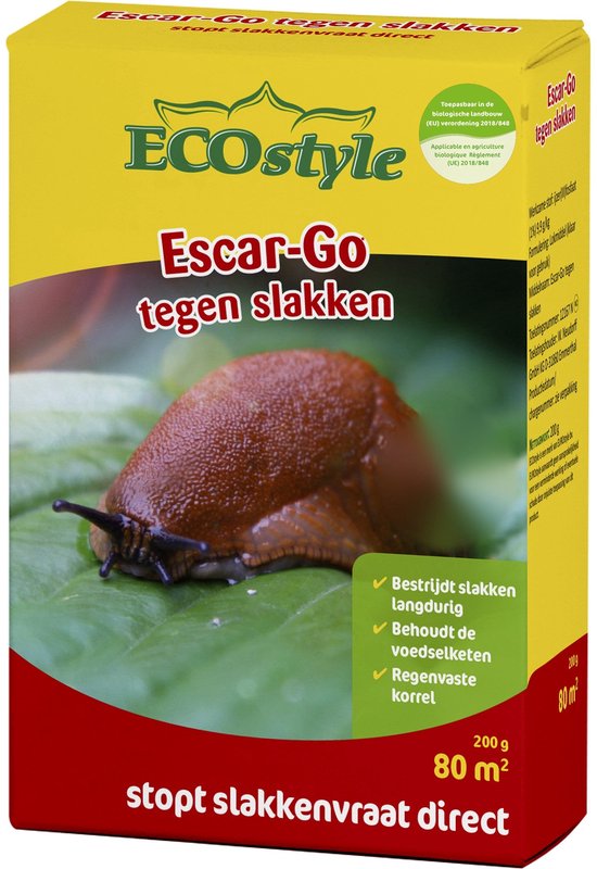 ECOstyle Escar-Go regenvaste slakkenkorrels, 200 gram
