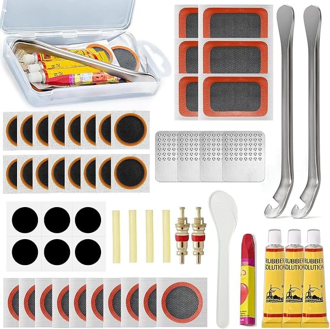 Bandenplakset Reparatieset met bandenlichters en plakkers