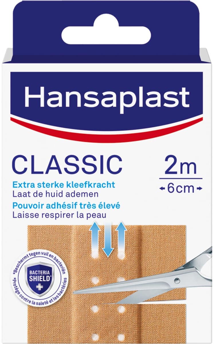 Hansaplast Classic pleisters, 2 x 2 meter