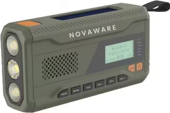 NovaWare Noodradio DAB+/FM – 4.500 mAh